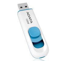 MEMORIA ADATA 32GB USB 2.0 C008 RETRACTIL BLANCO-AZUL MEMORIA ADATA 32GB USB 2.0 C008 RETRACTIL BLANCO-AZUL